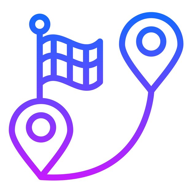 Icono de navegación de la carrera