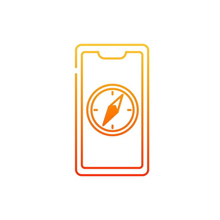Vector icono de navegación