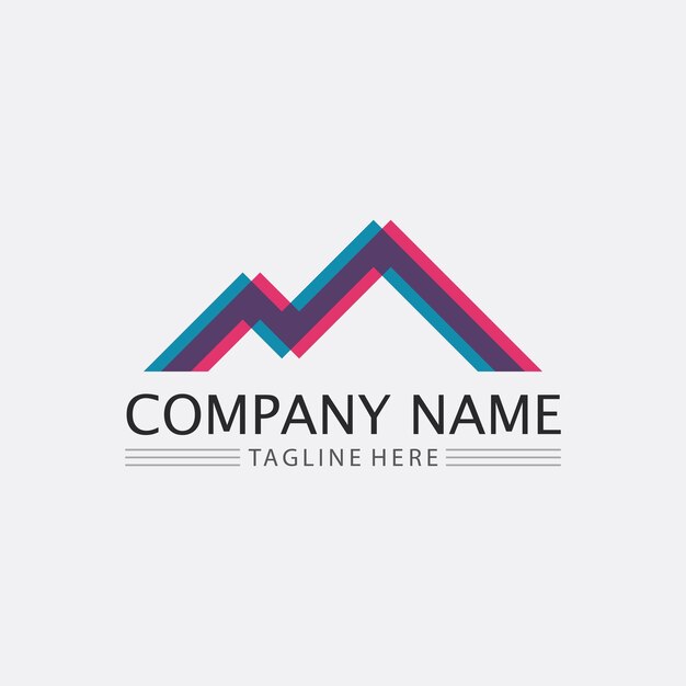 Icono de negocio y diseño de logotipo gráfico vectorial