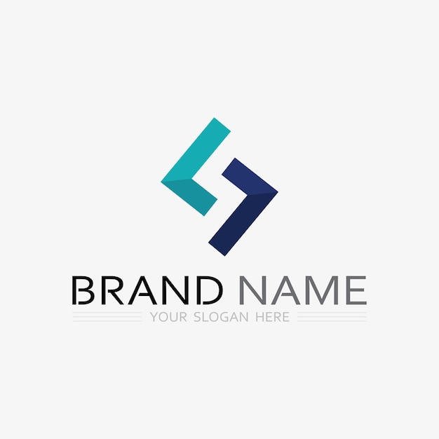 Icono de negocio y diseño de logotipo gráfico vectorial