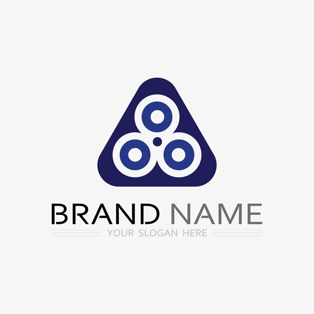 Icono de negocio y diseño de logotipo gráfico vectorial