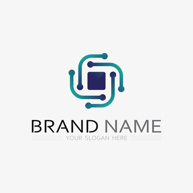 Icono de negocio y diseño de logotipo gráfico vectorial