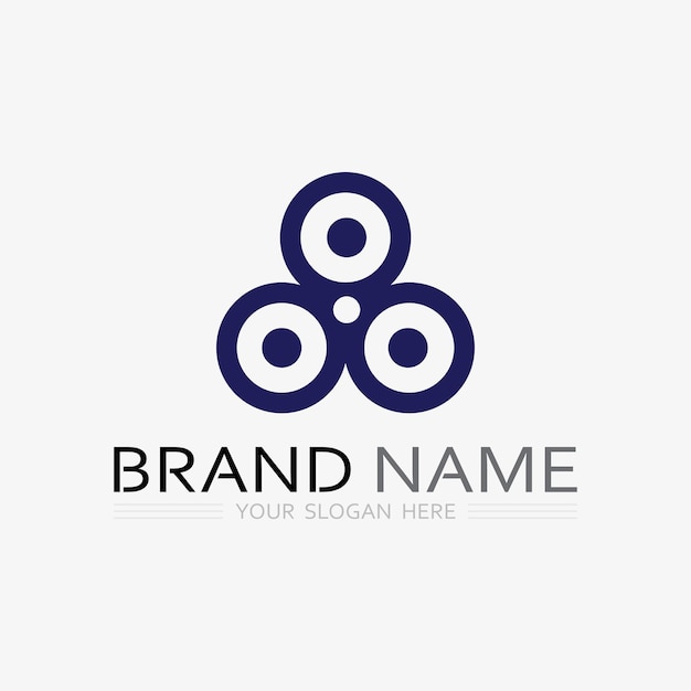Icono de negocio y diseño de logotipo gráfico vectorial