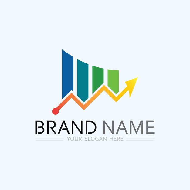 Icono de negocio y diseño de logotipo gráfico vectorial
