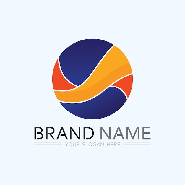 Icono de negocio y diseño de logotipo gráfico vectorial