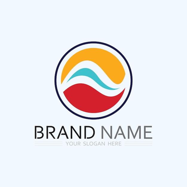 Icono de negocio y diseño de logotipo gráfico vectorial