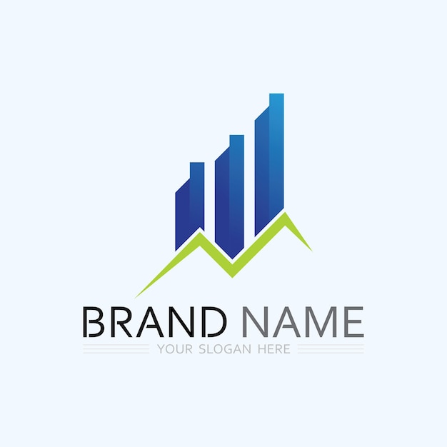 Icono de negocio y diseño de logotipo gráfico vectorial