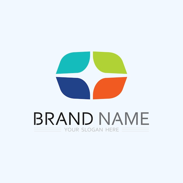 Icono de negocio y diseño de logotipo gráfico vectorial