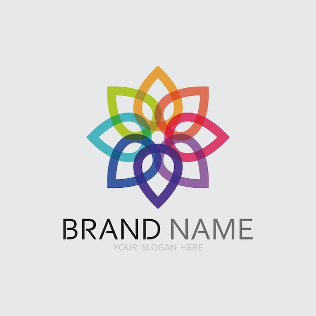 Icono de negocio y diseño de logotipo gráfico vectorial