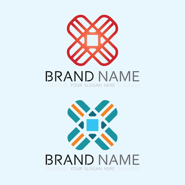 Icono de negocio y diseño de logotipo gráfico vectorial