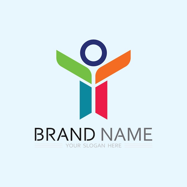 Icono de negocio y diseño de logotipo gráfico vectorial