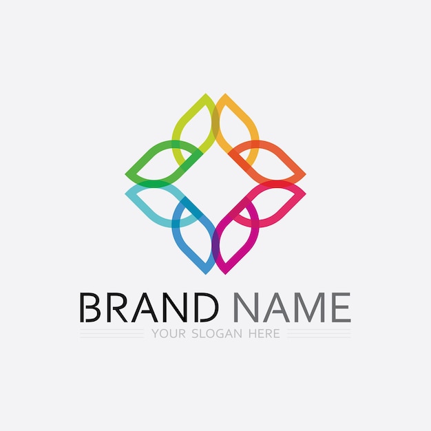 Icono de negocio y diseño de logotipo gráfico vectorial
