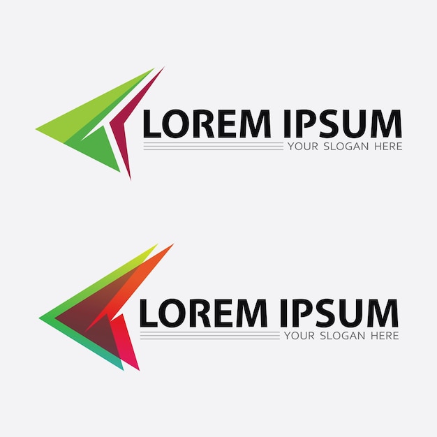 Icono de negocio y diseño de logotipo gráfico vectorial