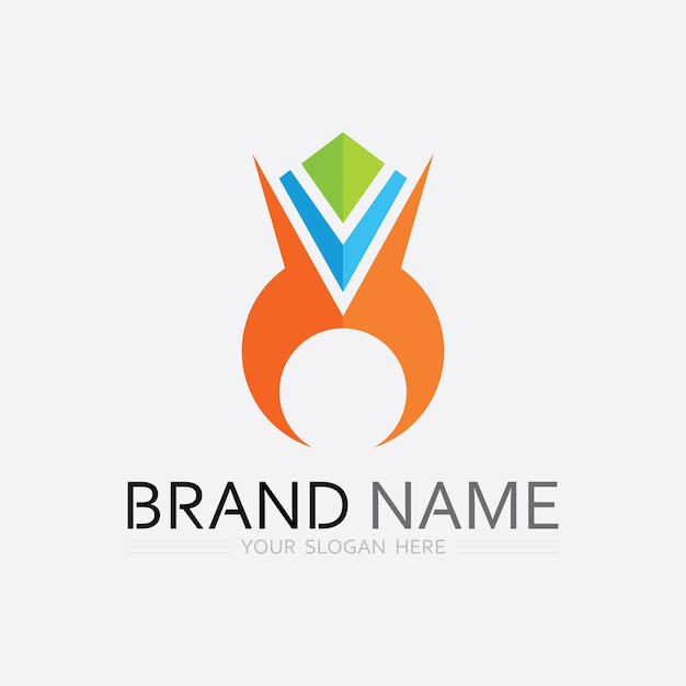 Icono de negocio y diseño de logotipo gráfico vectorial