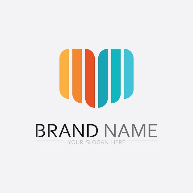 Icono de negocio y diseño de logotipo gráfico vectorial