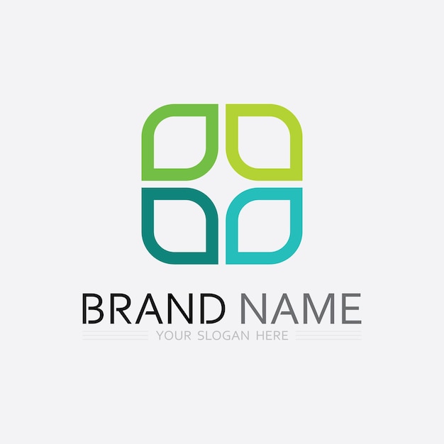Icono de negocio y diseño de logotipo gráfico vectorial