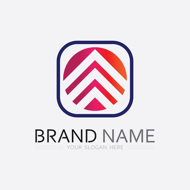 Icono de negocio y diseño de logotipo gráfico vectorial
