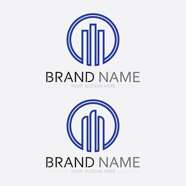 Icono de negocio y diseño de logotipo gráfico vectorial