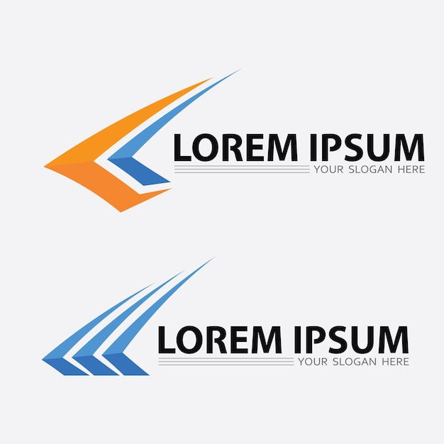 Icono de negocio y diseño de logotipo gráfico vectorial