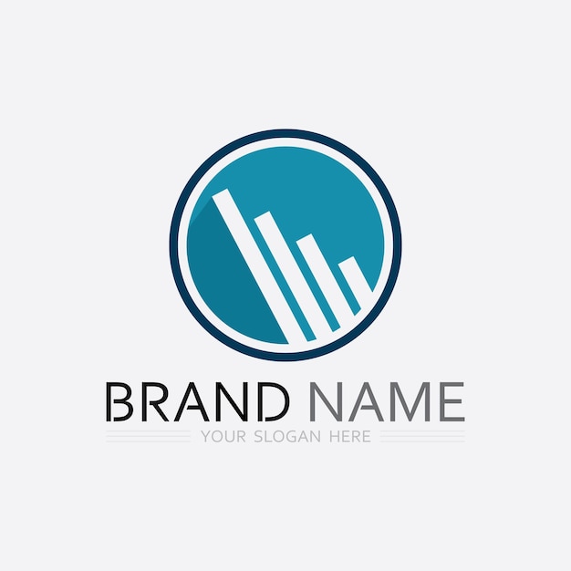 Icono de negocio y diseño de logotipo gráfico vectorial