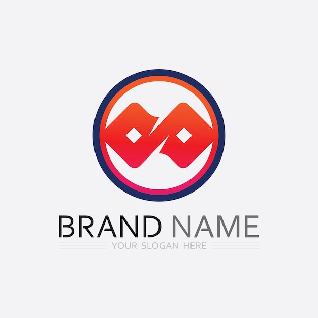 Icono de negocio y diseño de logotipo gráfico vectorial