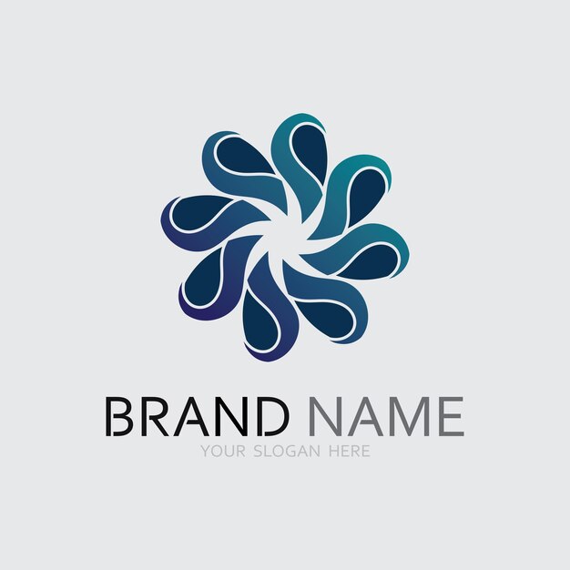 Icono de negocio y diseño de logotipo gráfico vectorial
