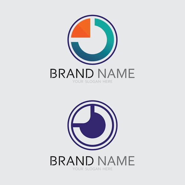 Icono de negocio y diseño de logotipo gráfico vectorial