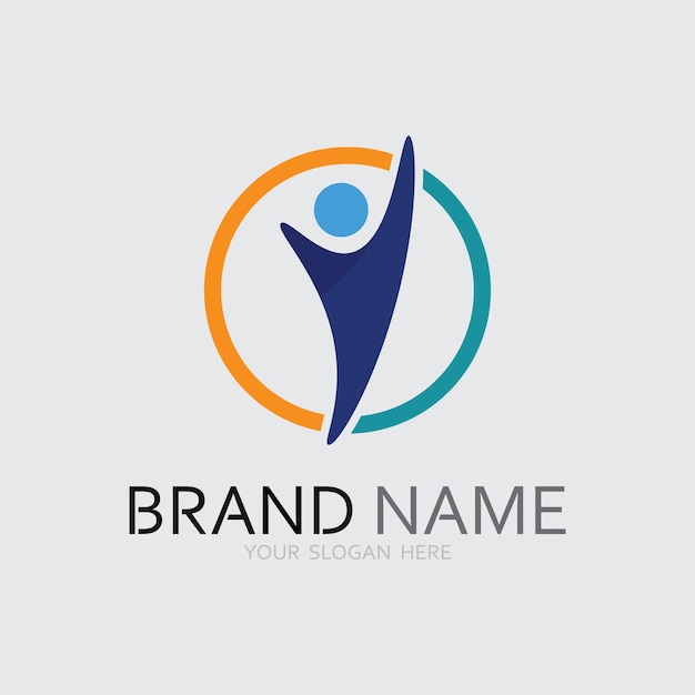 Icono de negocio y diseño de logotipo gráfico vectorial
