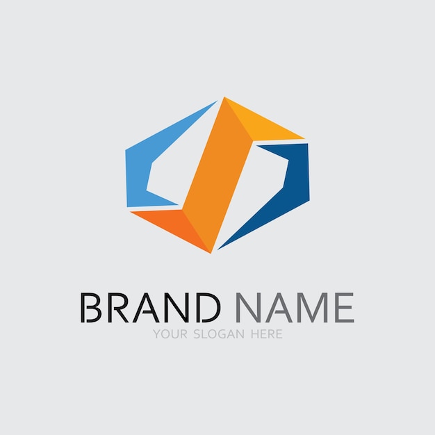 Icono de negocio y diseño de logotipo gráfico vectorial