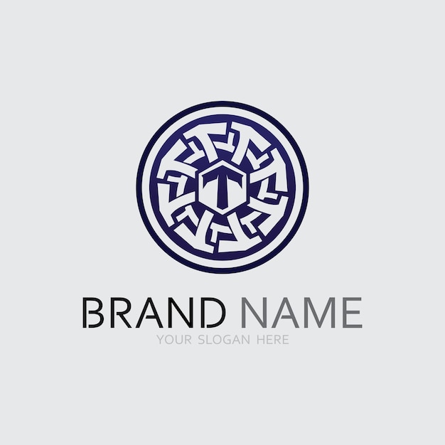 Icono de negocio y diseño de logotipo gráfico vectorial