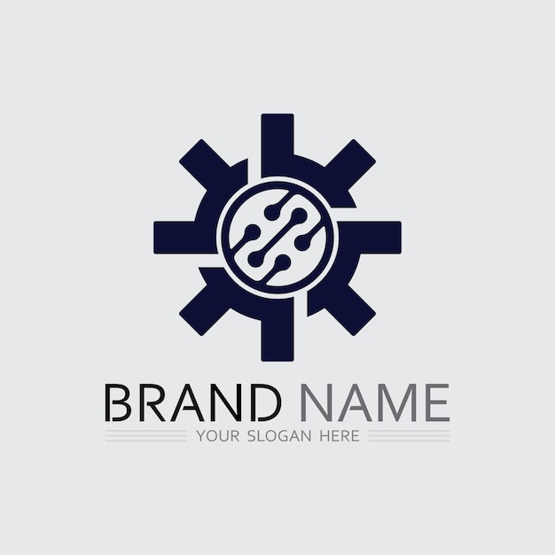Icono de negocio y diseño de logotipo gráfico vectorial