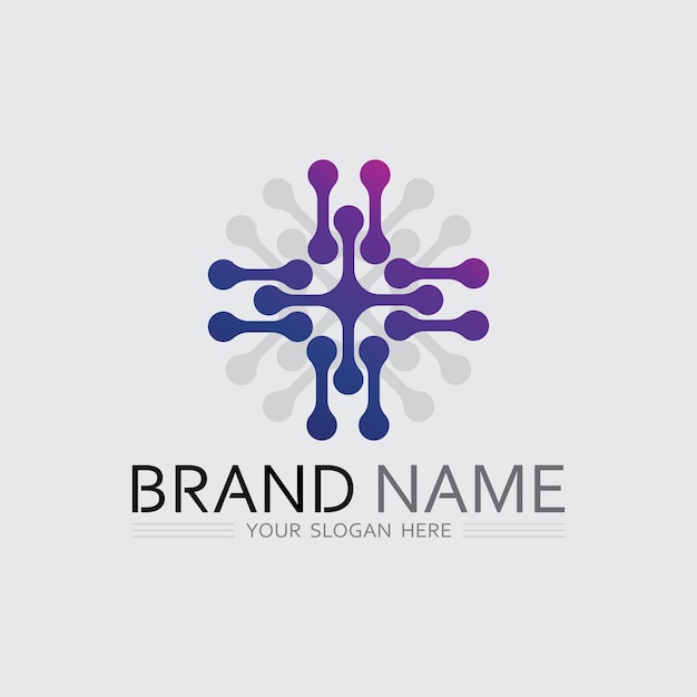 Icono de negocio y diseño de logotipo gráfico vectorial
