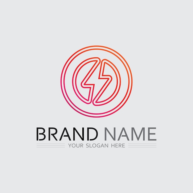 Icono de negocio y diseño de logotipo gráfico vectorial