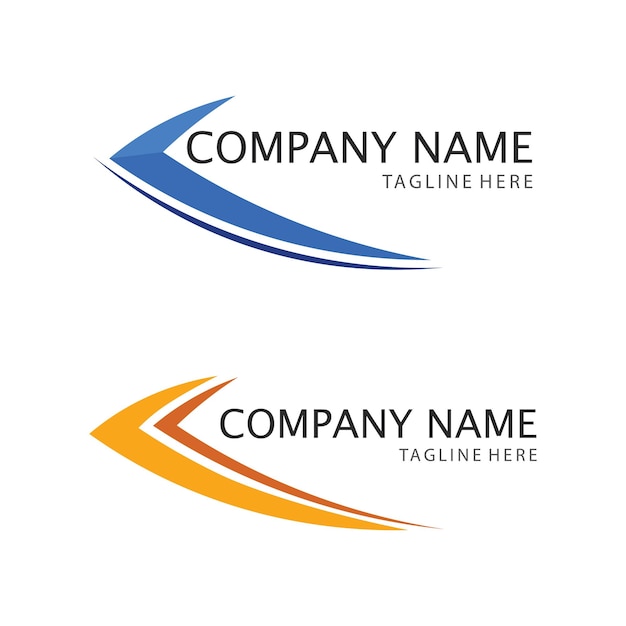 Icono de negocio y diseño de logotipo gráfico vectorial