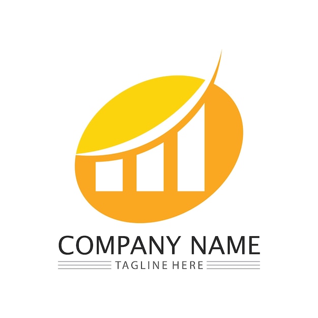 Icono de negocio y diseño de logotipo gráfico vectorial
