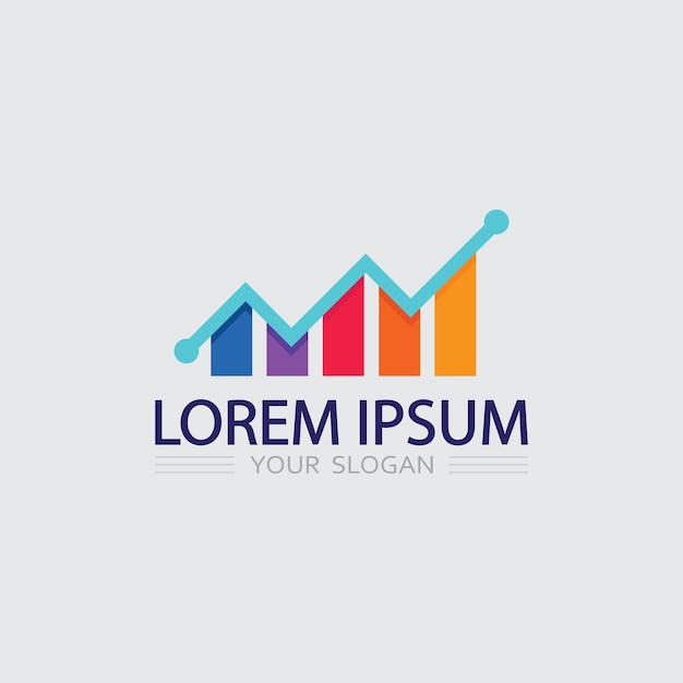 Icono de negocio y diseño de logotipo gráfico vectorial