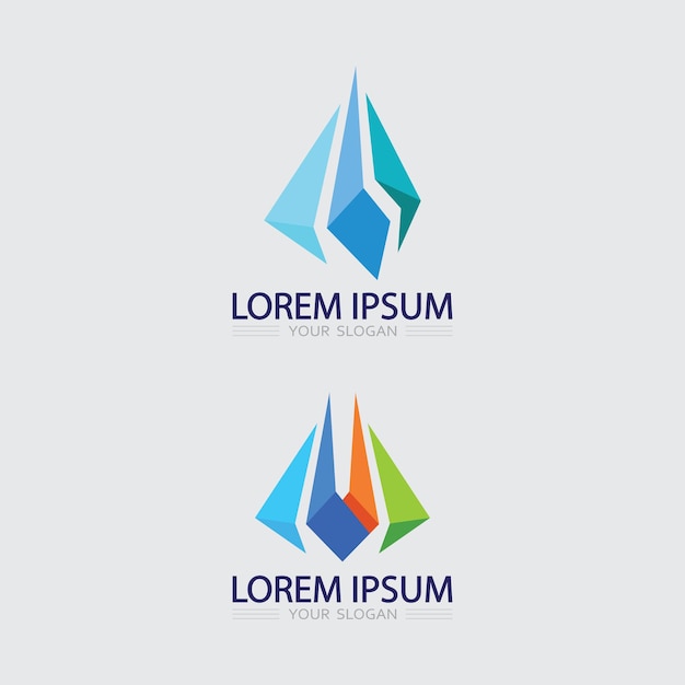 Icono de negocio y diseño de logotipo gráfico vectorial
