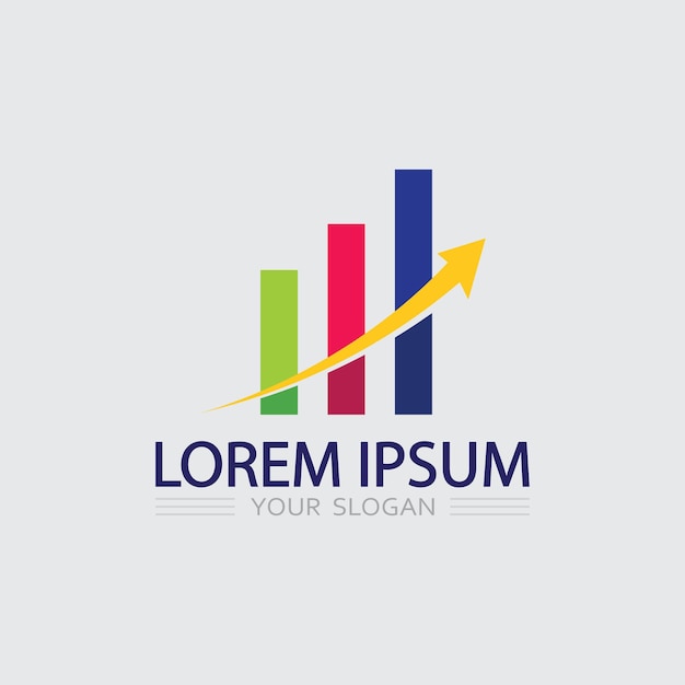 Icono de negocio y diseño de logotipo gráfico vectorial