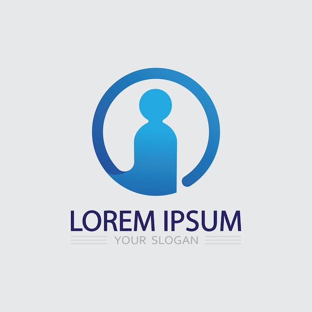 Icono de negocio y diseño de logotipo gráfico vectorial