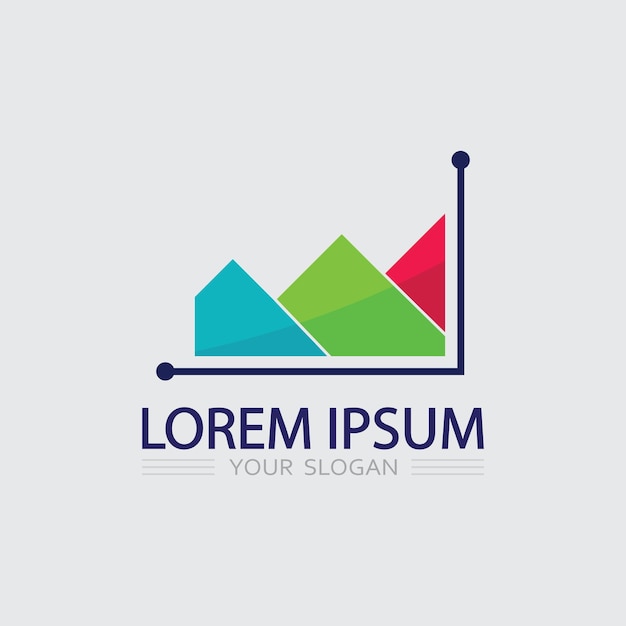 Icono de negocio y diseño de logotipo gráfico vectorial