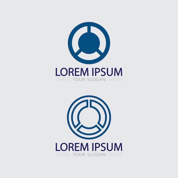 Icono de negocio y diseño de logotipo gráfico vectorial