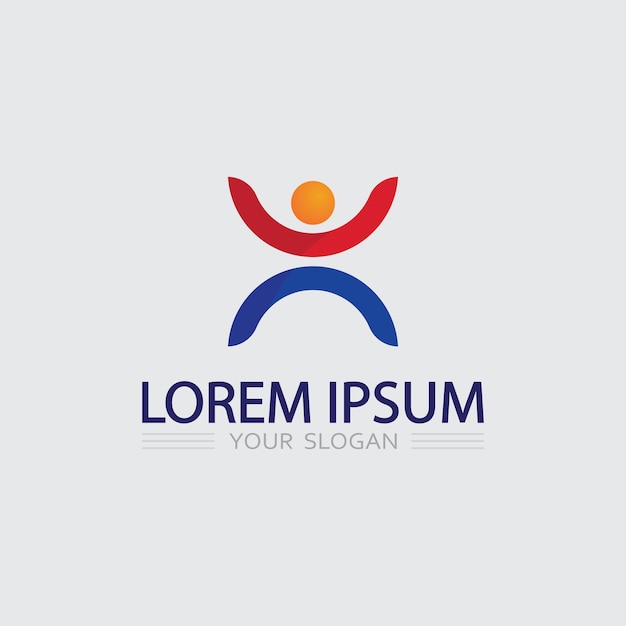 Icono de negocio y diseño de logotipo gráfico vectorial