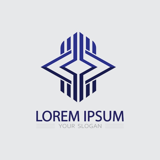 Icono de negocio y diseño de logotipo gráfico vectorial