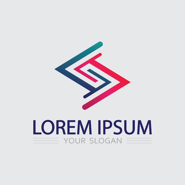Icono de negocio y diseño de logotipo gráfico vectorial