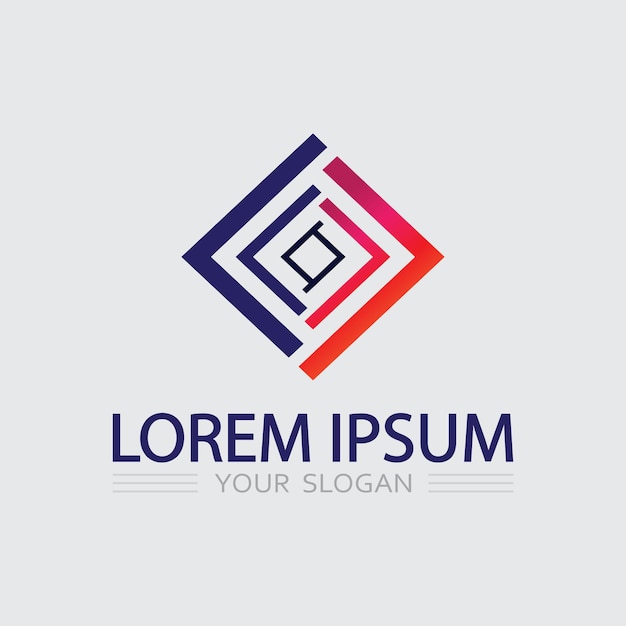 Icono de negocio y diseño de logotipo gráfico vectorial