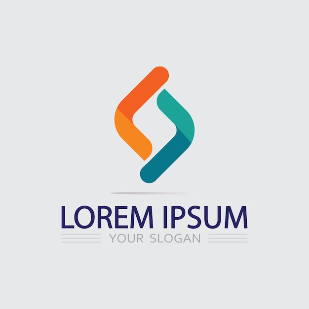 Icono de negocio y diseño de logotipo gráfico vectorial
