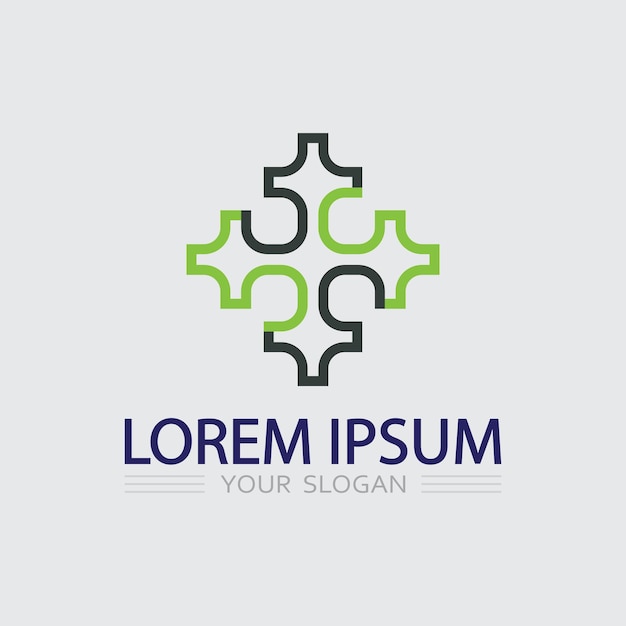 Icono de negocio y diseño de logotipo gráfico vectorial