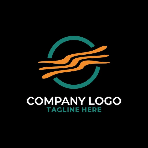 Icono de negocio y diseño de logotipo gráfico vectorial