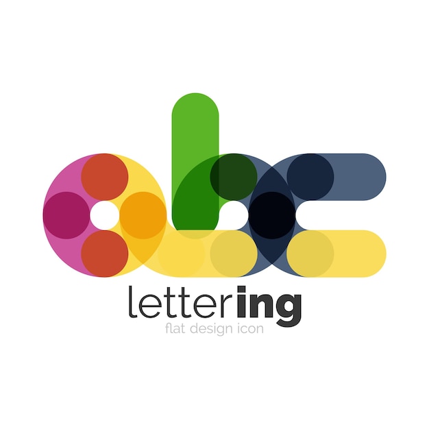Icono de negocio de logotipo de carta