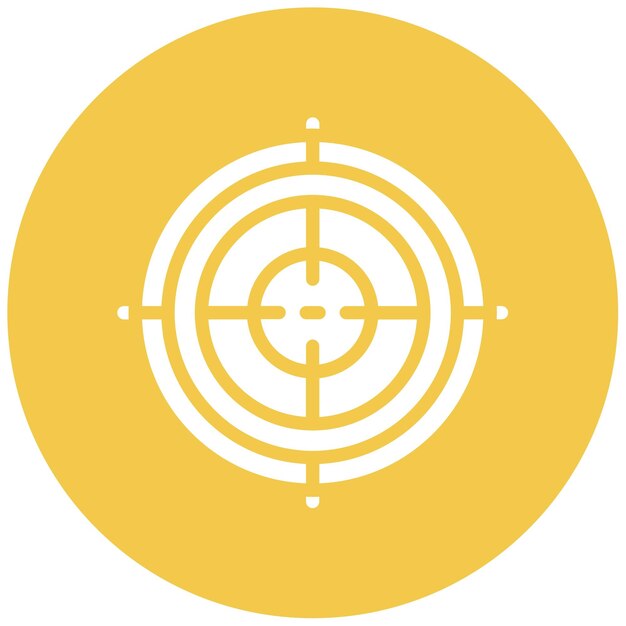 Ícono de negocio objetivo
